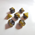 Set di dadi in acrilico Shadowgold
