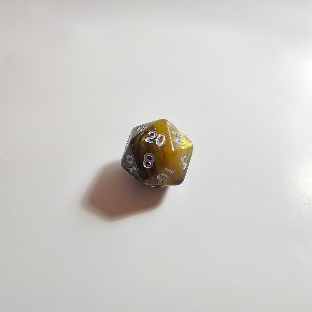 Set di dadi in acrilico Shadowgold