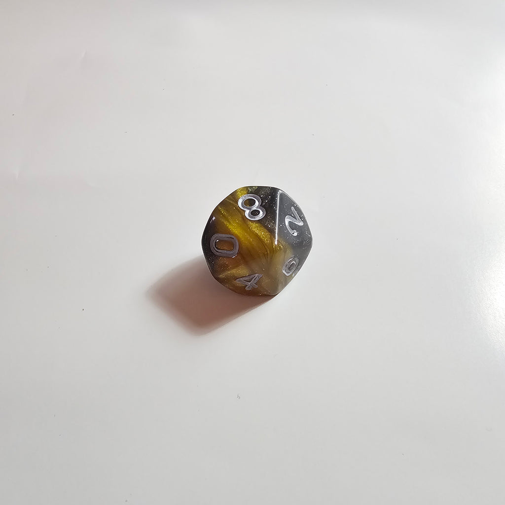 Set di dadi in acrilico Shadowgold