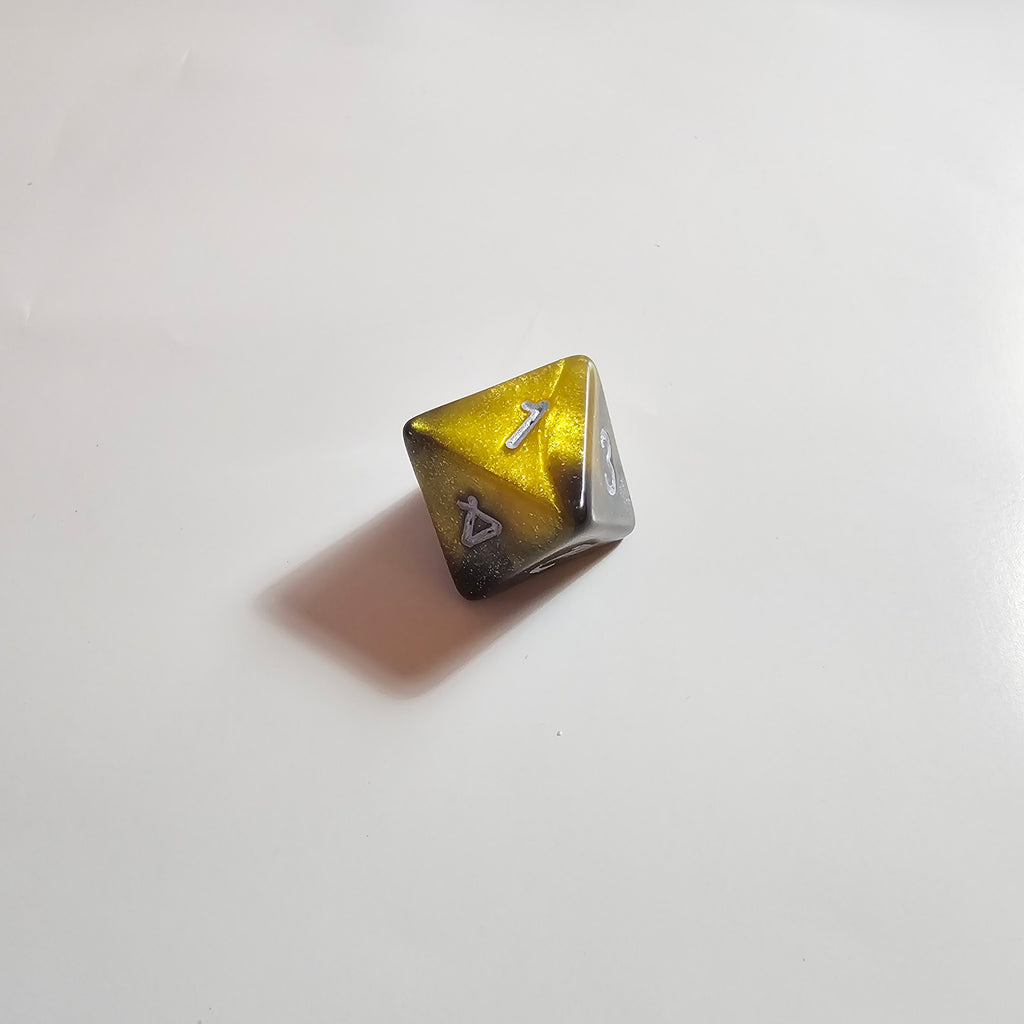 Set di dadi in acrilico Shadowgold