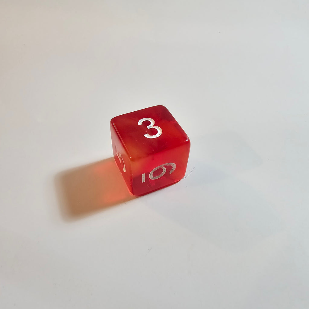 Комплект акрилни зарове "Infernal Bloom"