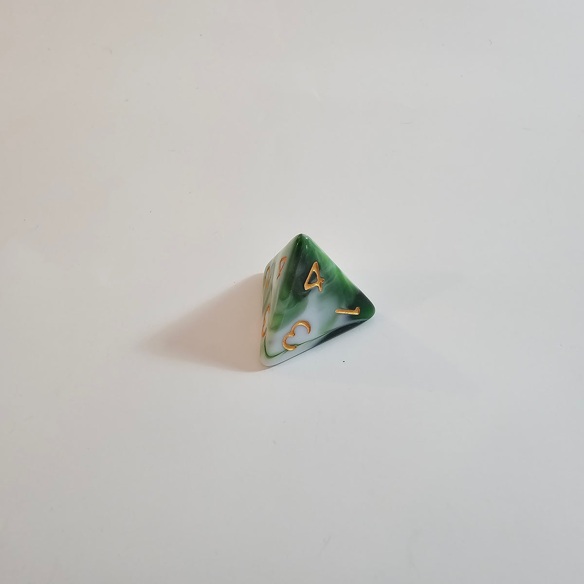 Smaragd-Schleier Acryl-Würfelset