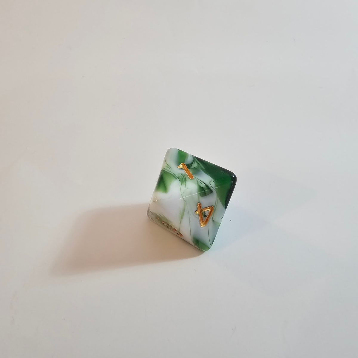 Smaragd-Schleier Acryl-Würfelset