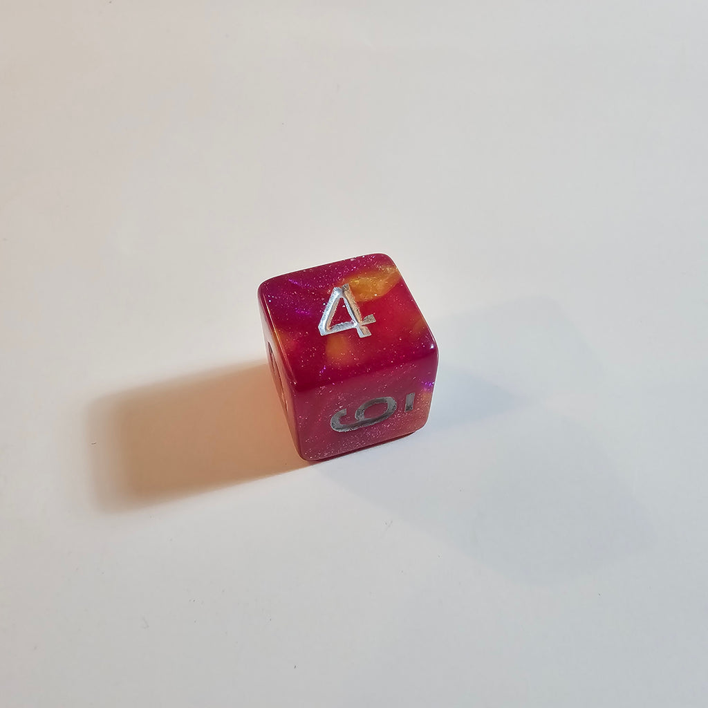 Set di dadi in acrilico Sunfire Bloom