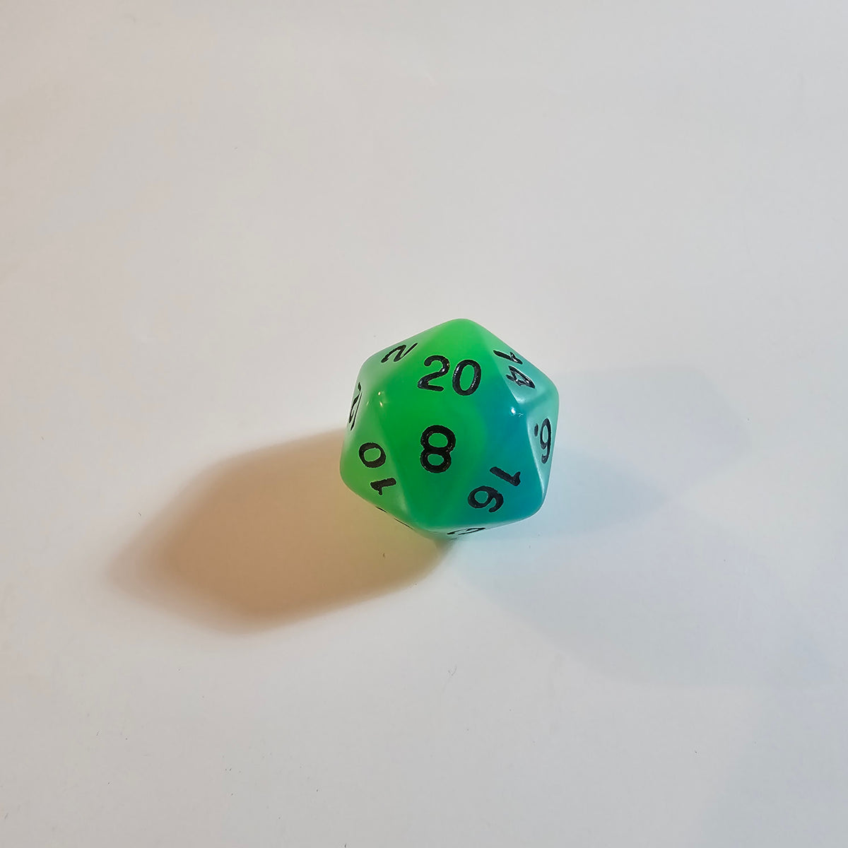 Set di dadi in acrilico Alchemist Green Glow