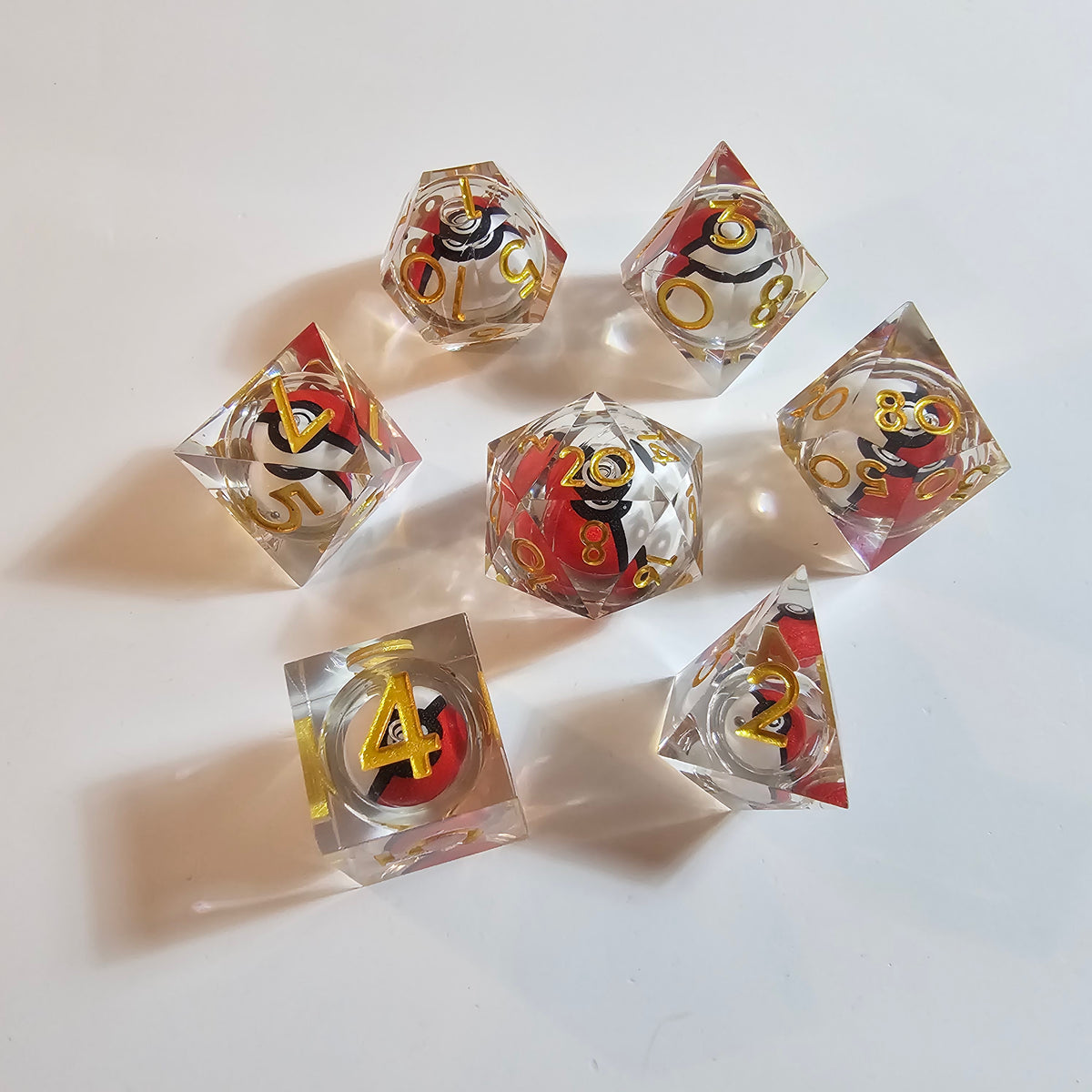 Liquid Core Resin Dice