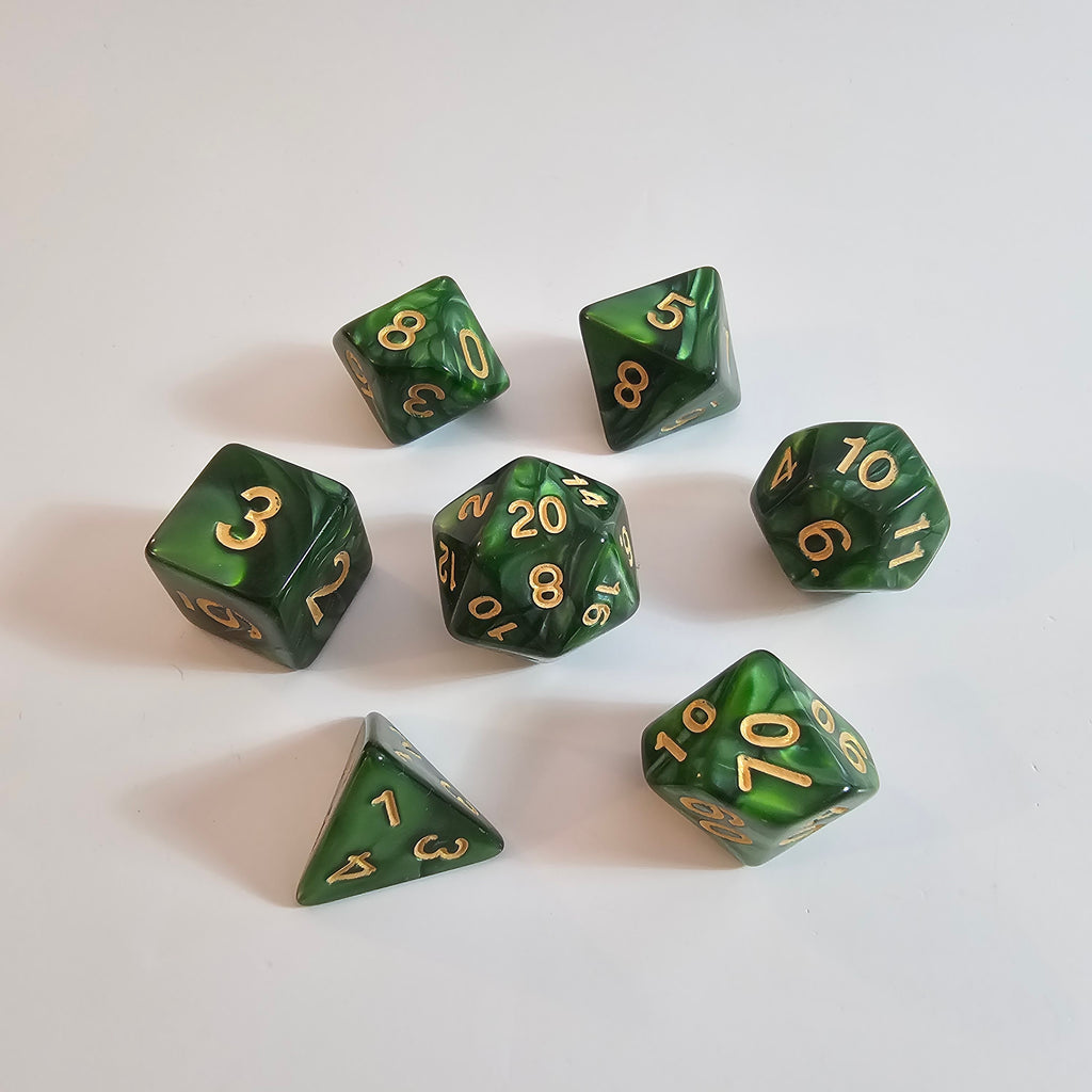 Set de dados de acrílico La Codicia del Duende