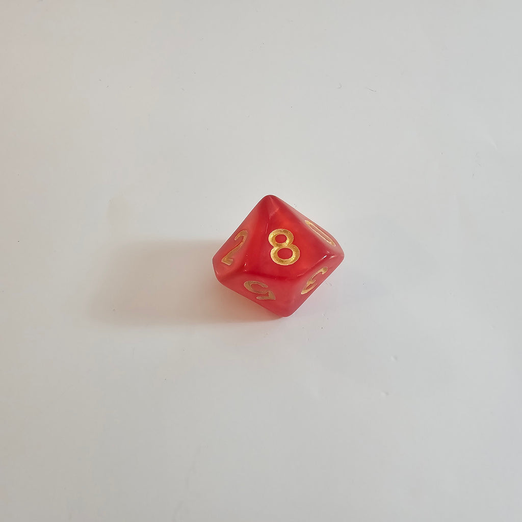 Ensemble de dés en acrylique Emberkiss
