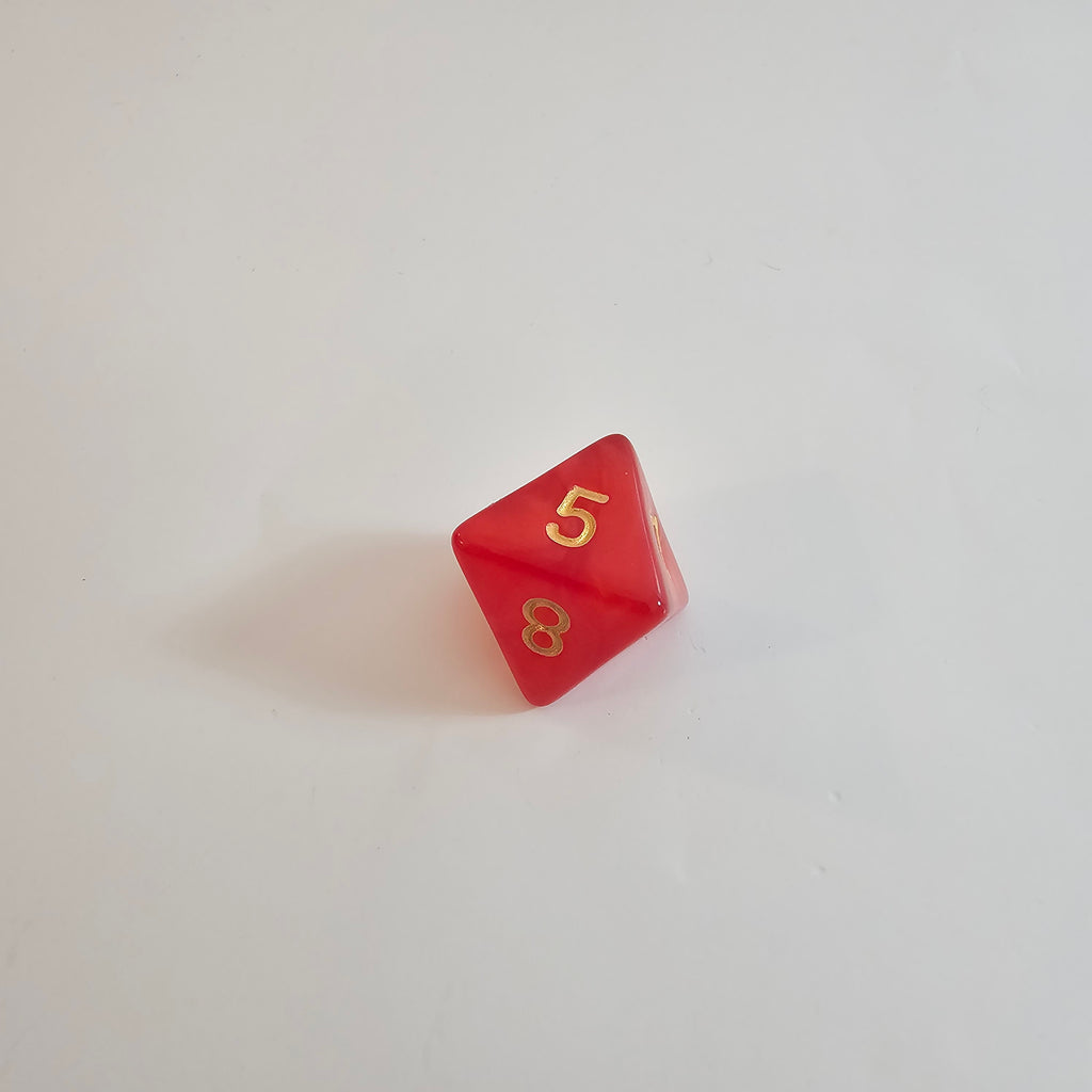 Ensemble de dés en acrylique Emberkiss