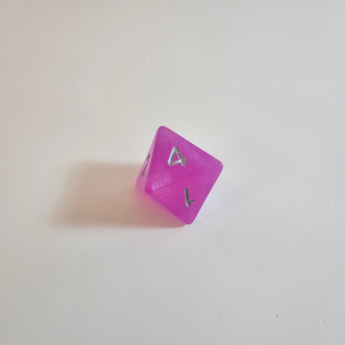 Magenta-Nebel Acryl-Würfelset