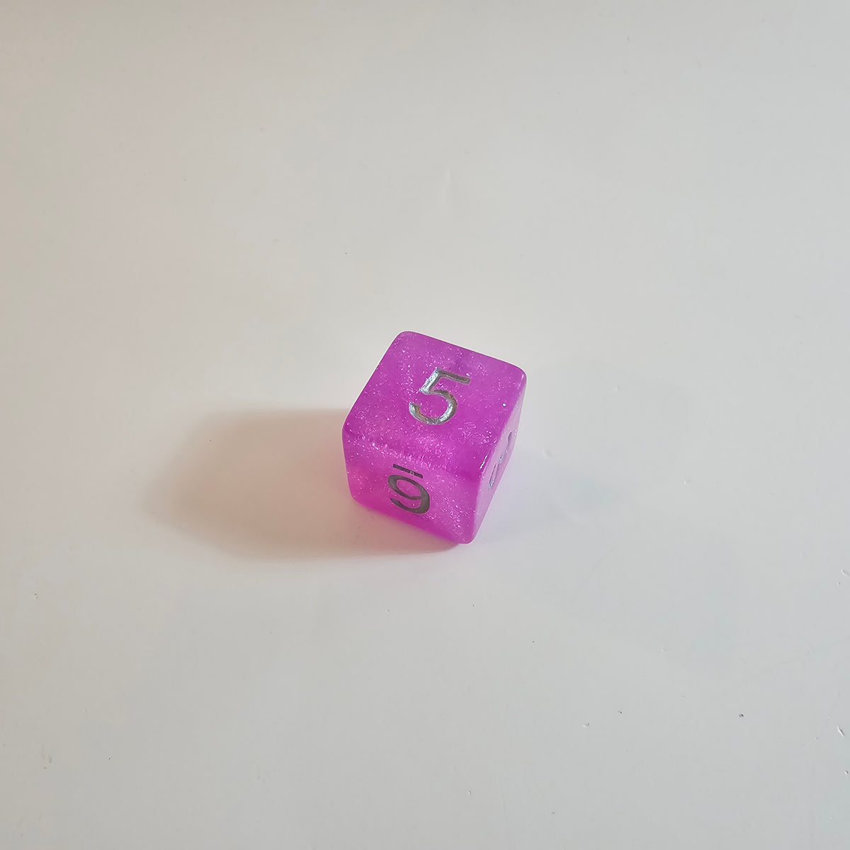 Magenta-Nebel Acryl-Würfelset