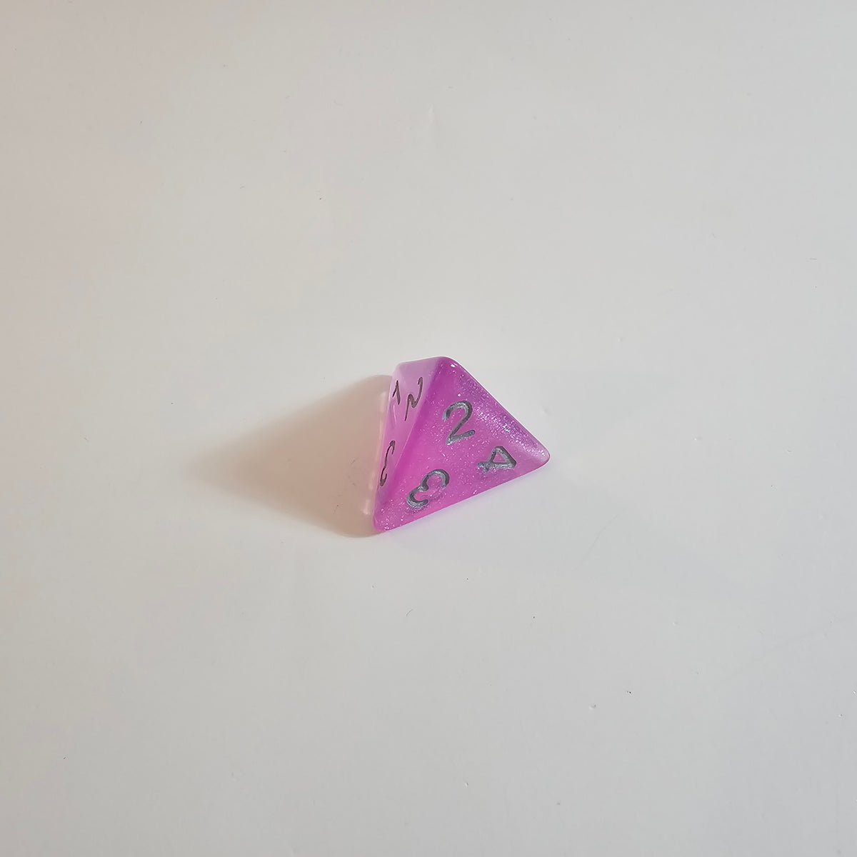Magenta-Nebel Acryl-Würfelset