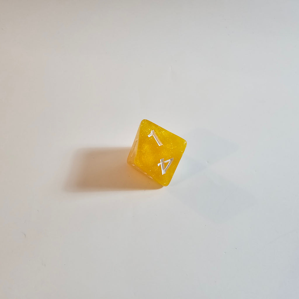 Juego de dados de acrílico Honeygold