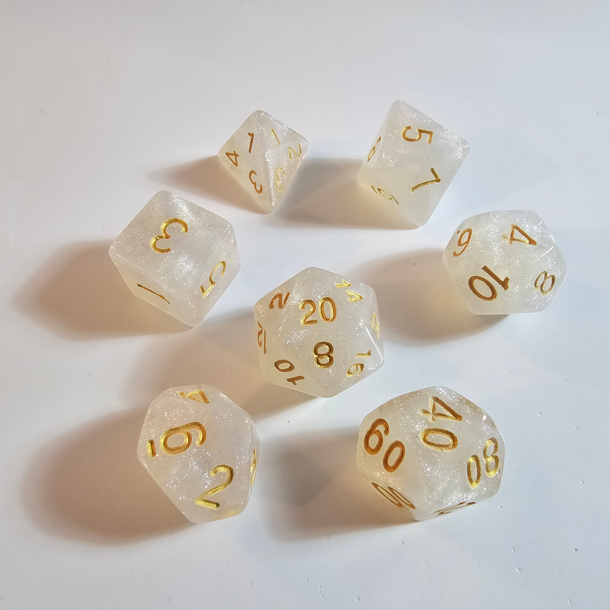 Set di dadi in acrilico Spectral Dust
