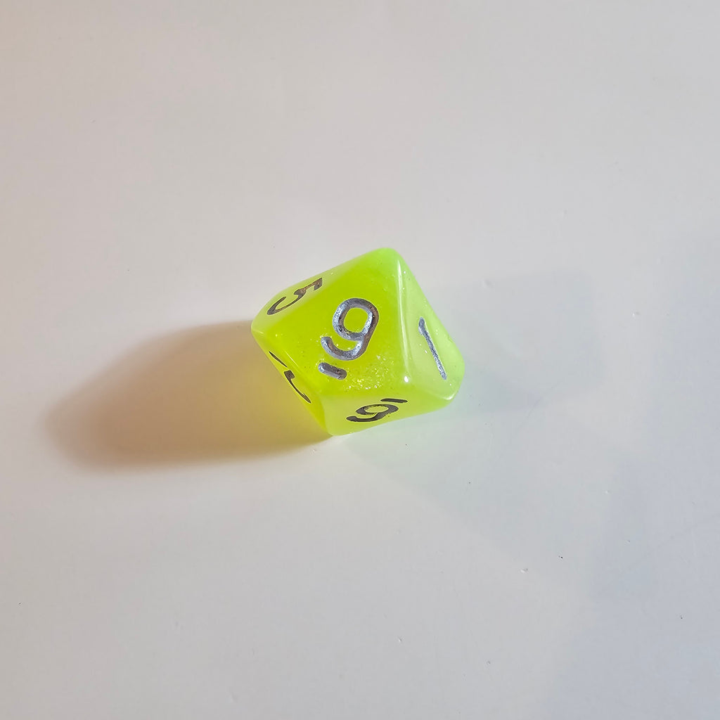 Sparkling Glowvine Acryl-Würfelset