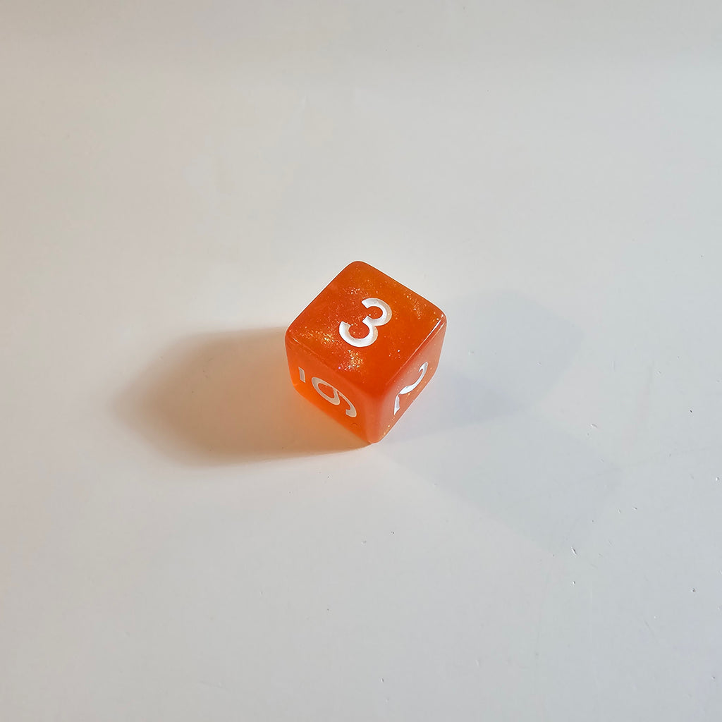 Комплект акрилни зарчета Orange Fizz