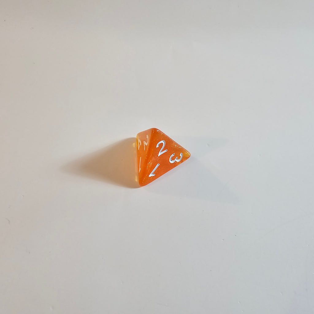 Комплект акрилни зарчета Orange Fizz