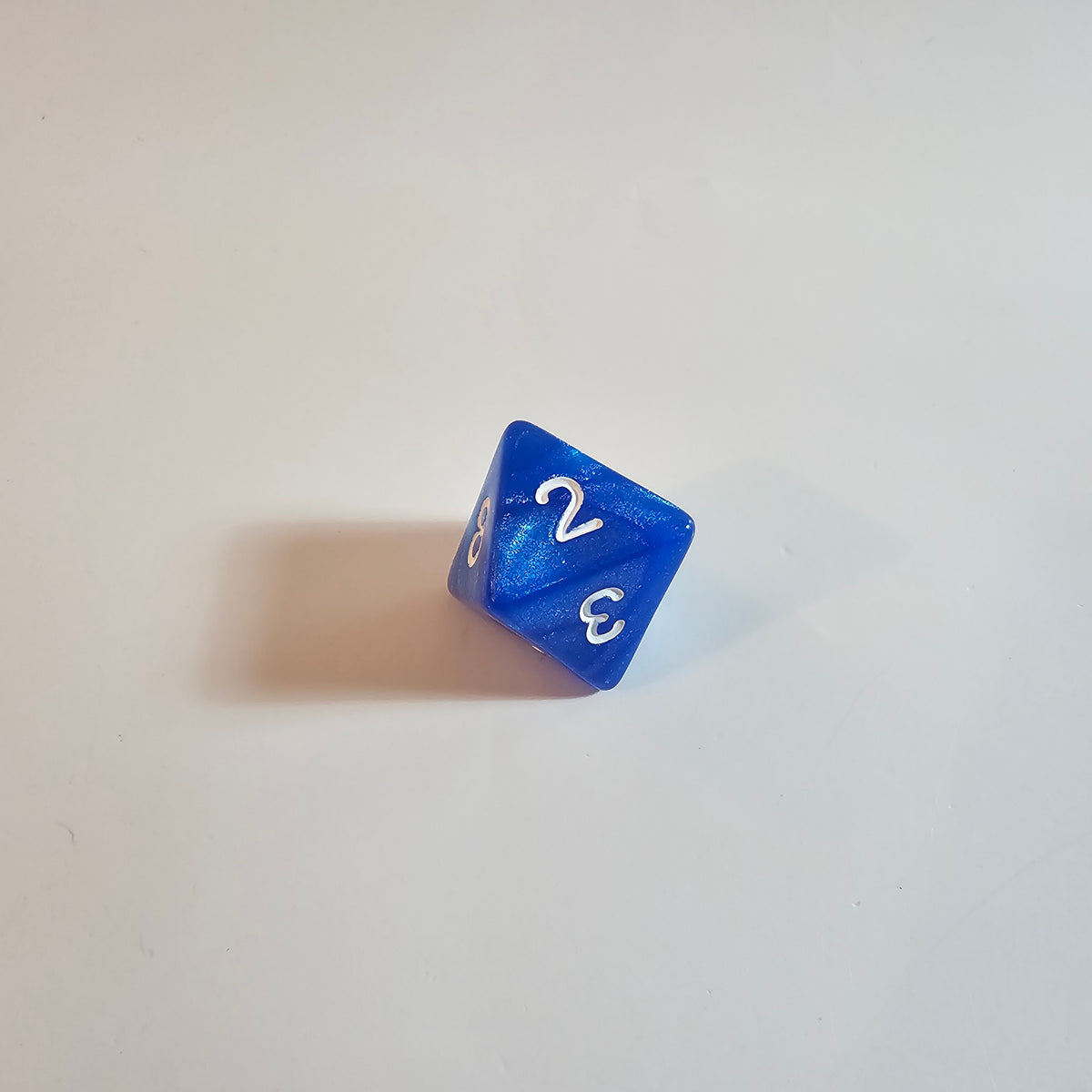 Sapphire Drift Acrylic Dice Set