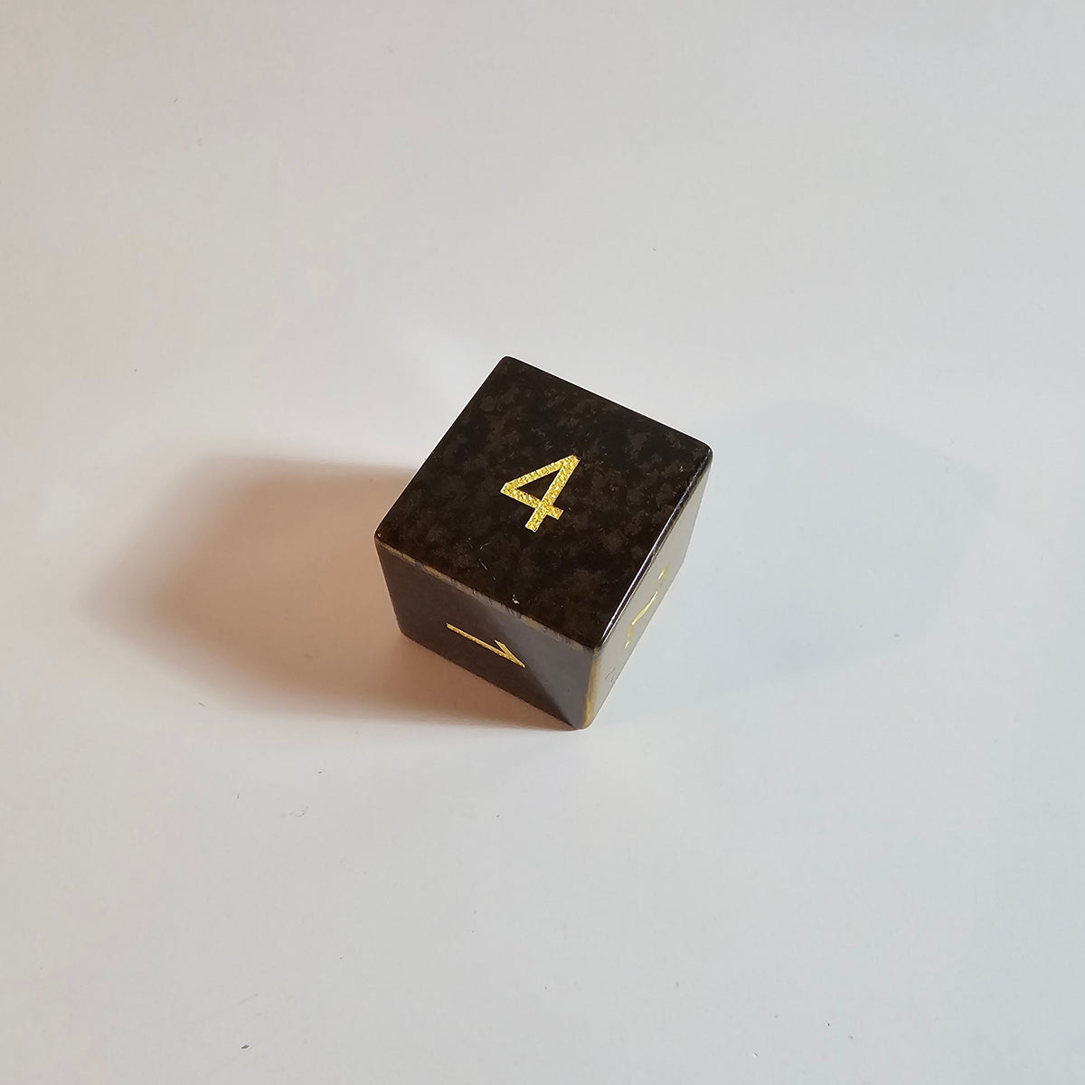 Yellow Tiger’s Eye Gemstone Dice Set