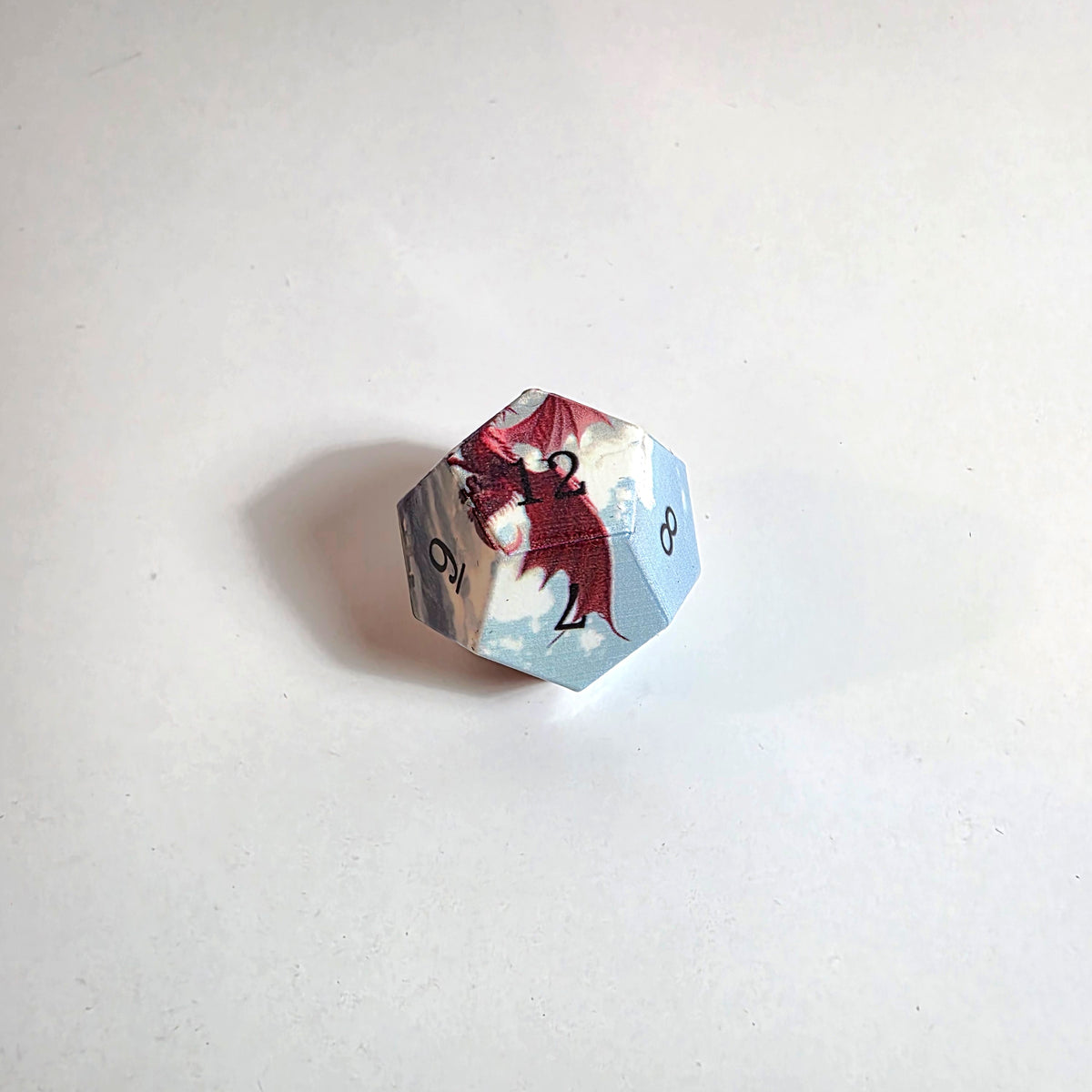 Soaring Dragon Sharp Edge Resin Dice Set