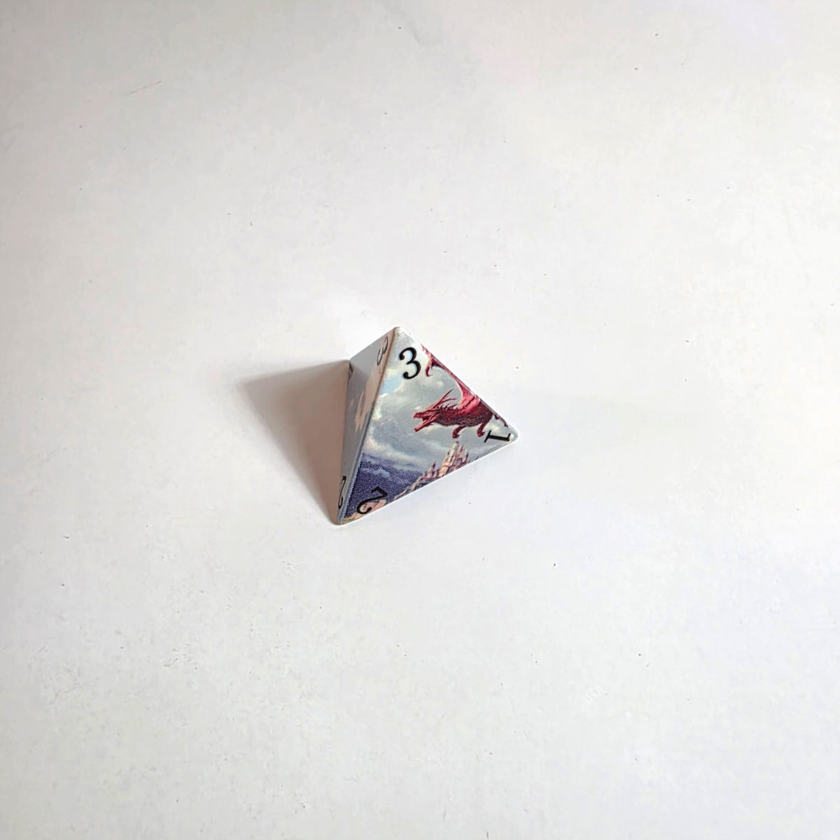 Soaring Dragon Sharp Edge Resin Dice Set