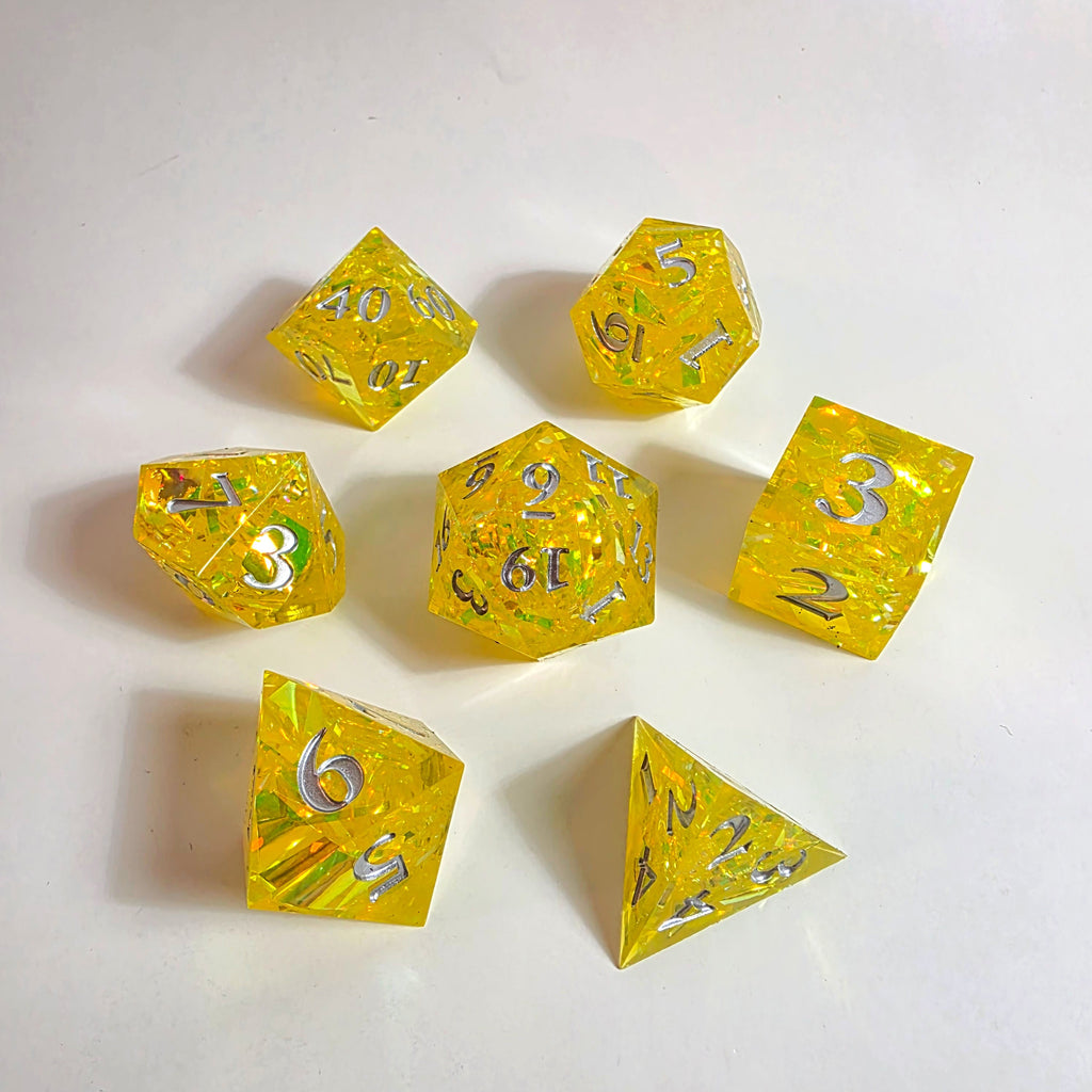 Set di dadi in resina Lightning Clash Sharp Edge