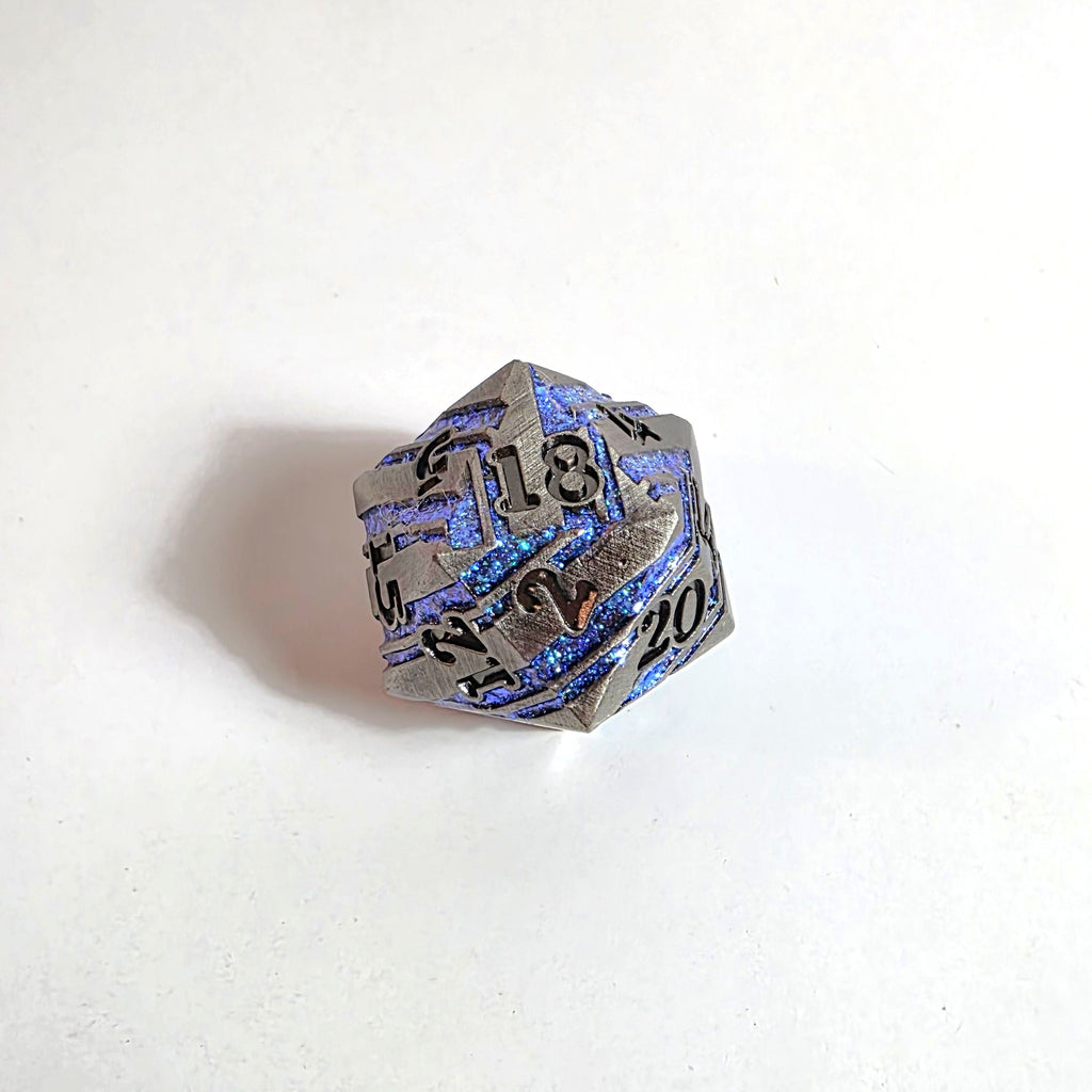 Set de dados de metal sólido Primal Clawing