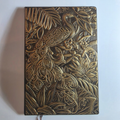Brass Peacock Notebook