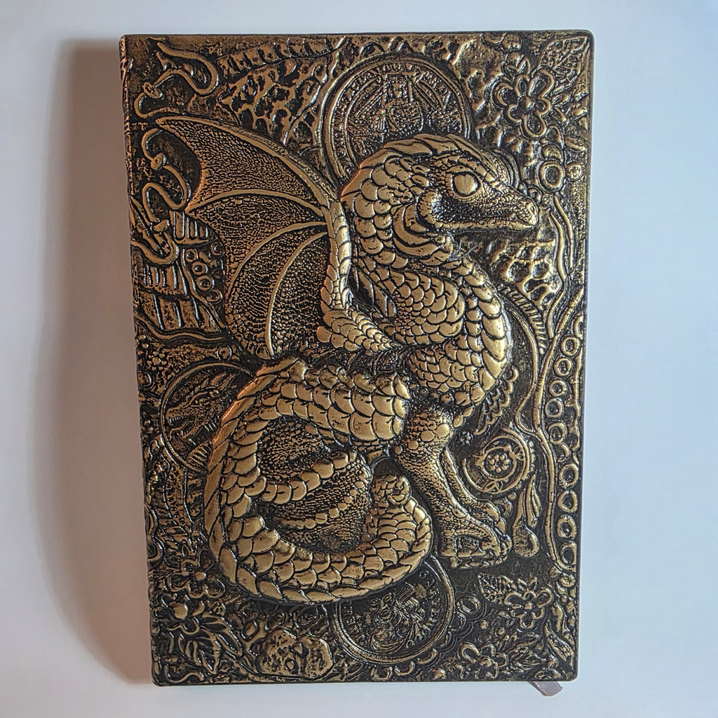 Taccuino in ottone Wyvern