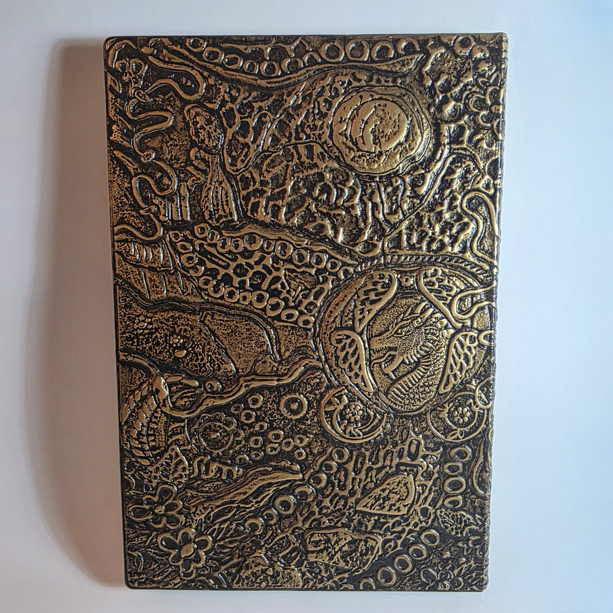 Wyvern Messing-Notizbuch