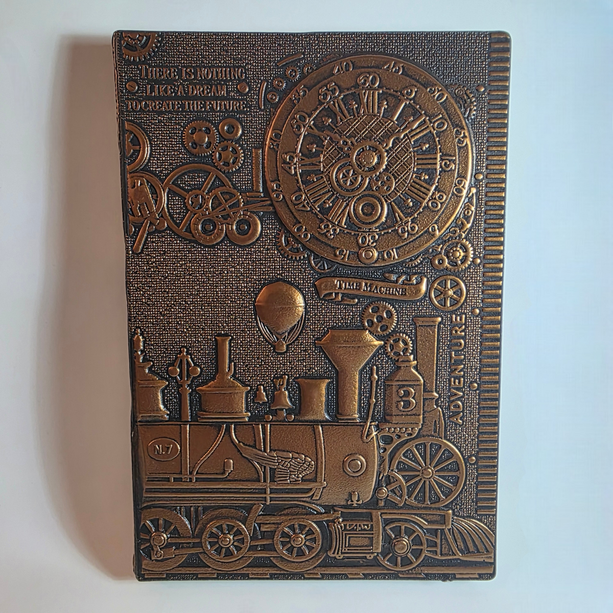 Notizbuch „Kupfer-Dampfzug“