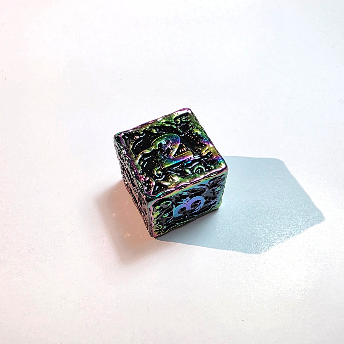 Set di dadi in metallo massiccio Chromatic Ruin