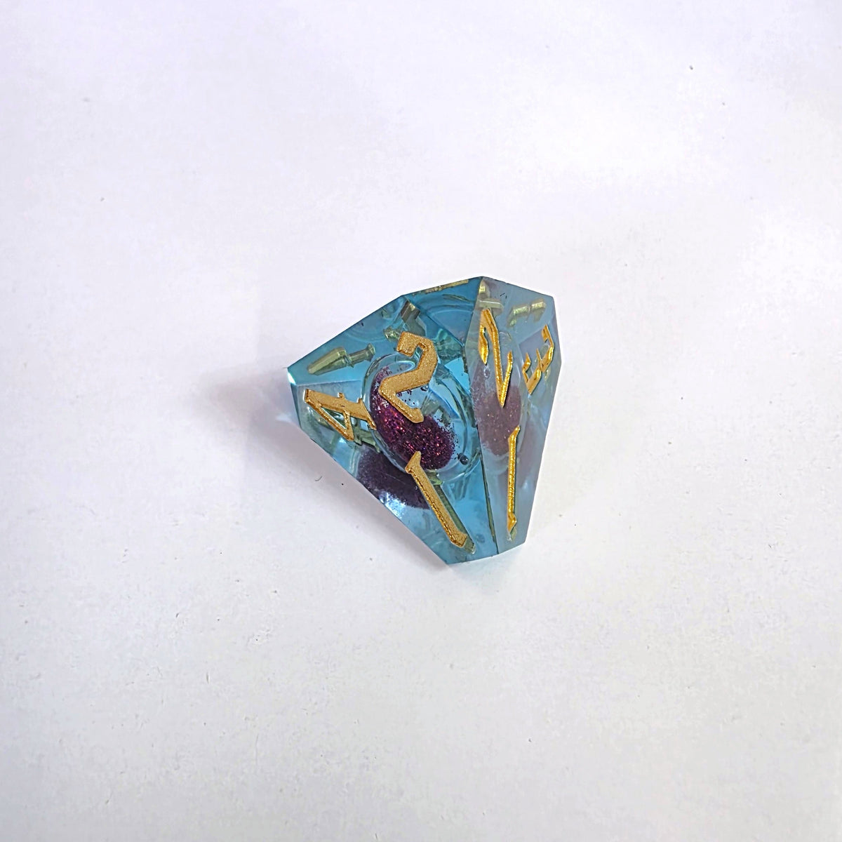 Pearl Current Liquid Core Resin Dice Set