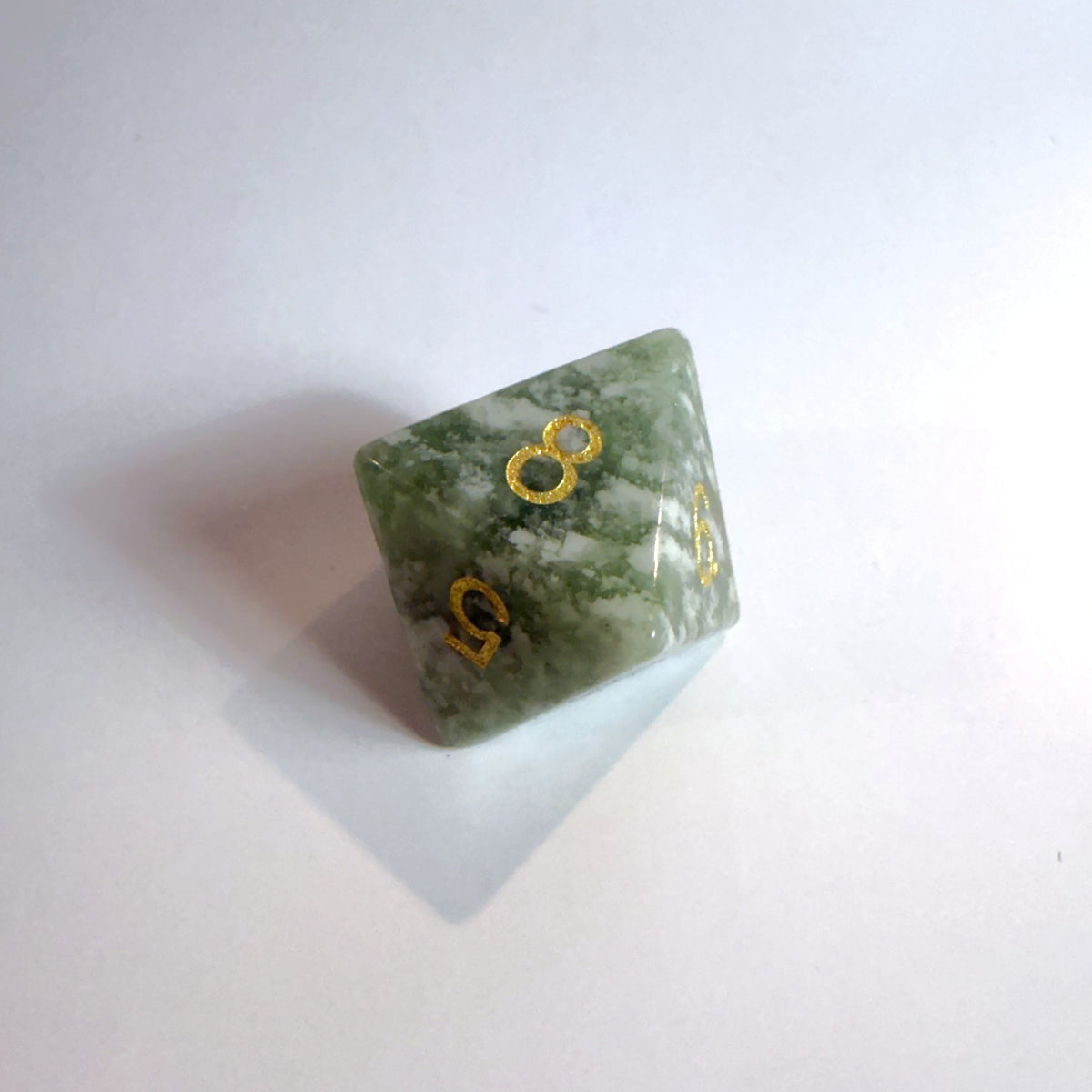 New Age Jade Gemstone Dice Set