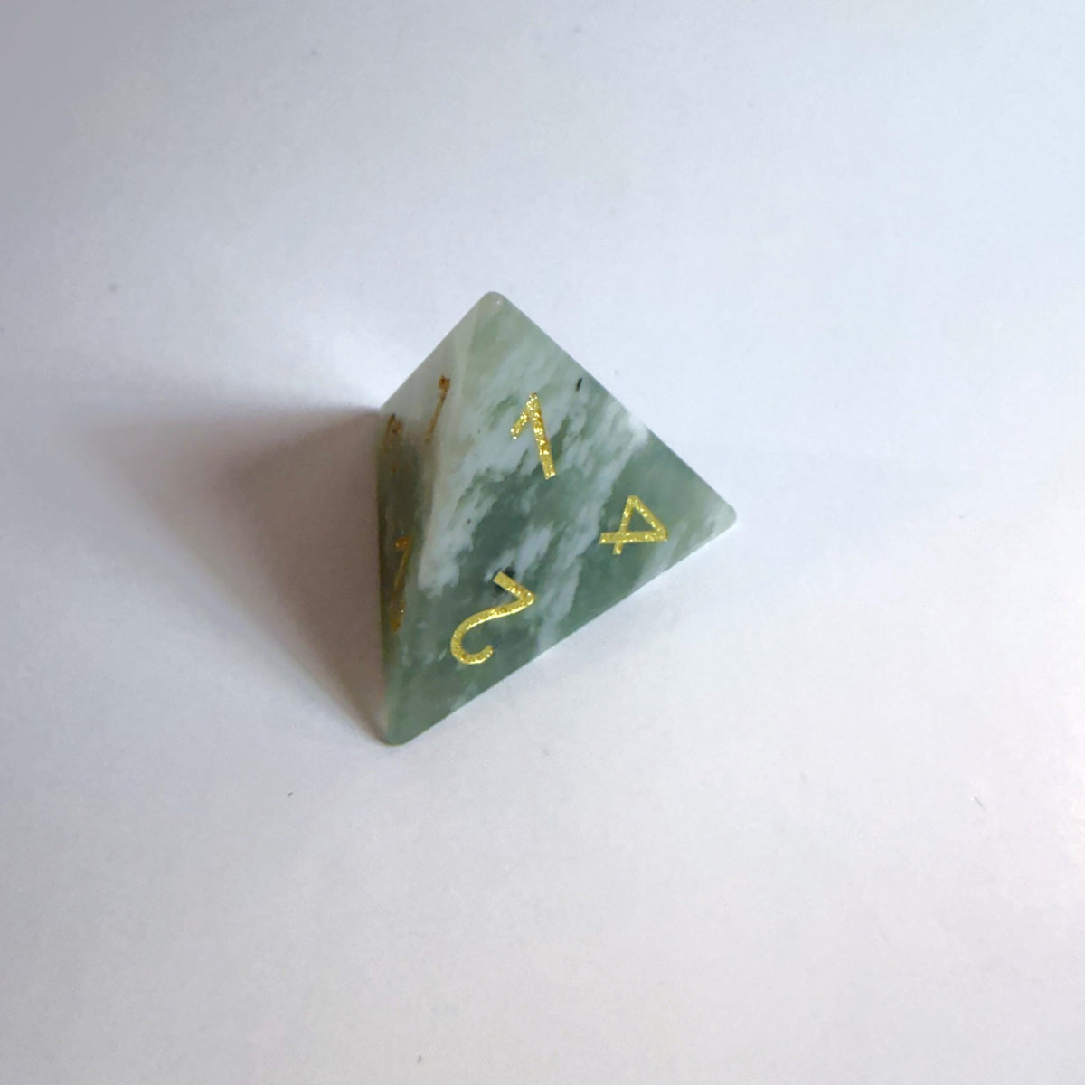 New Age Jade Gemstone Dice Set