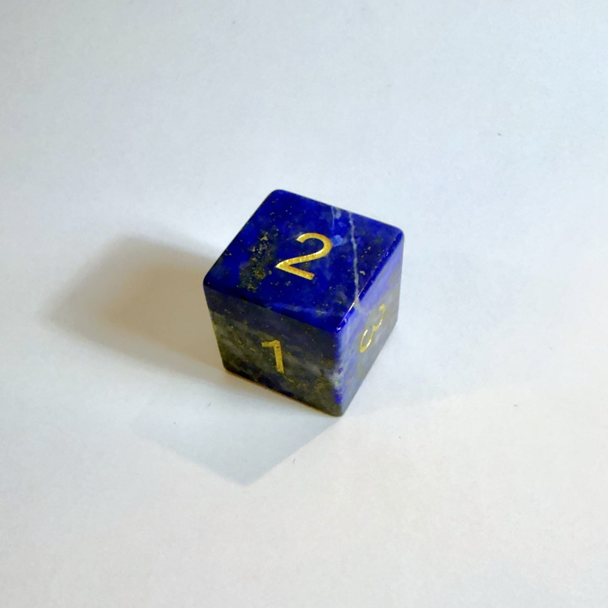 Set di dadi in pietra preziosa lapislazzuli