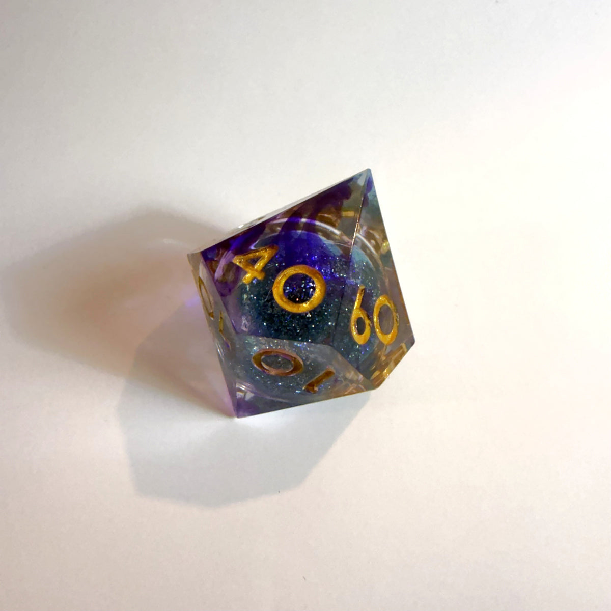 Nebulite Core Liquid Core Resin Dice Set