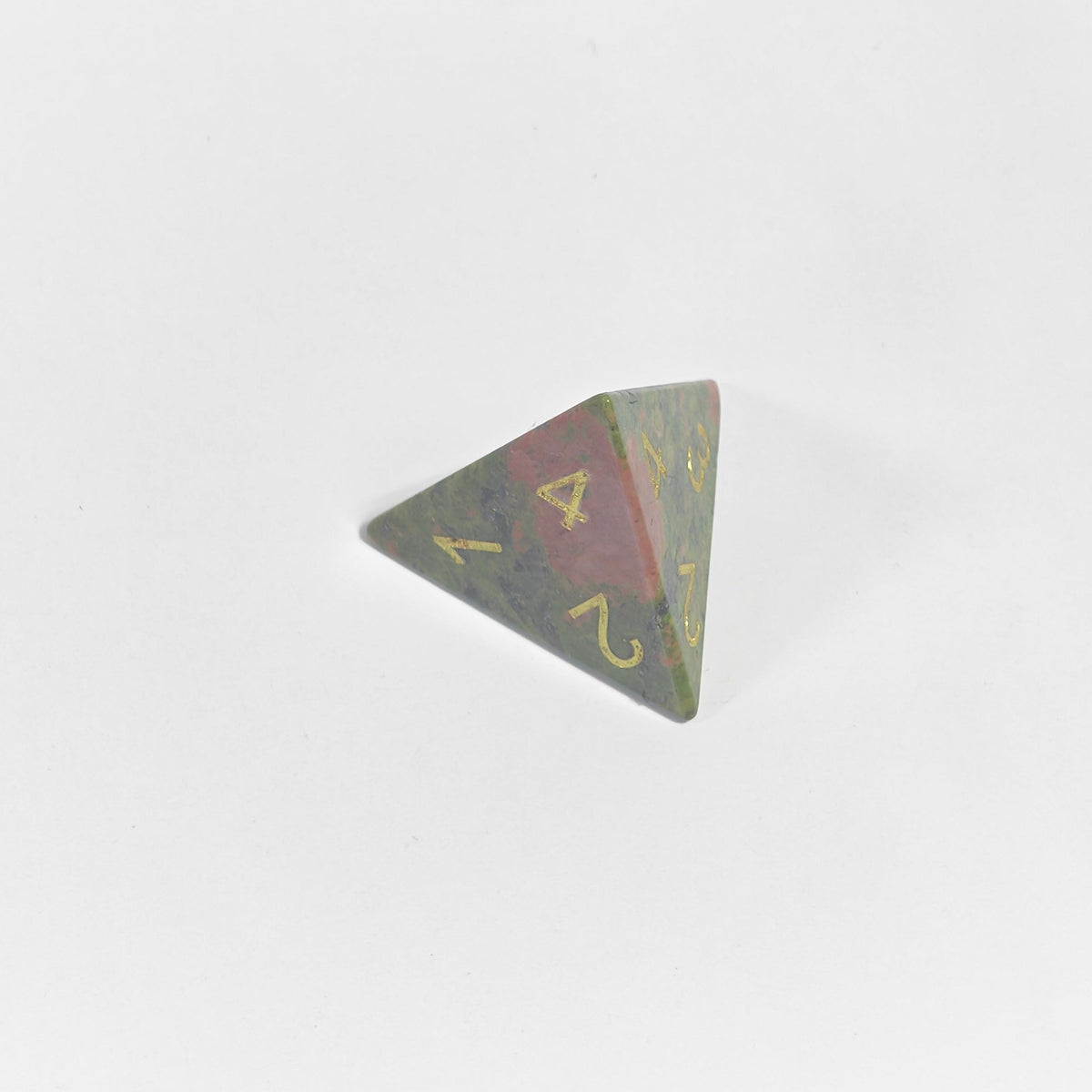 Unakite Gemstone Dice Set