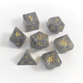 Yooperlite Gemstone Dice Set