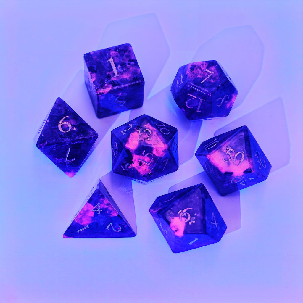 Yooperlite Gemstone Dice Set