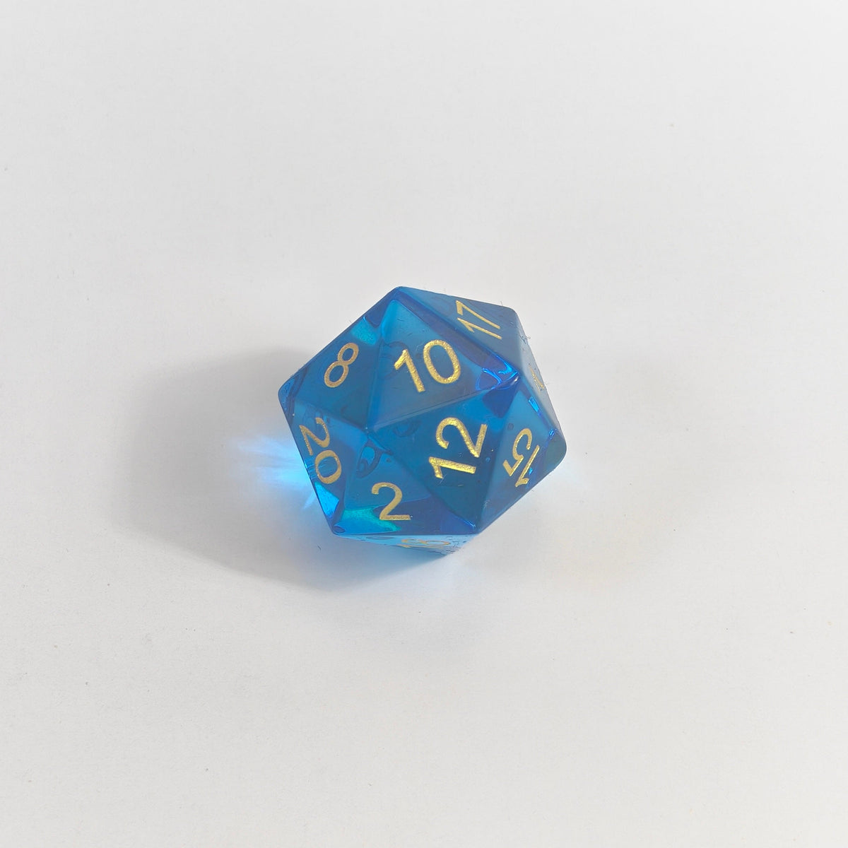 Jeu de dés en verre Blue K9