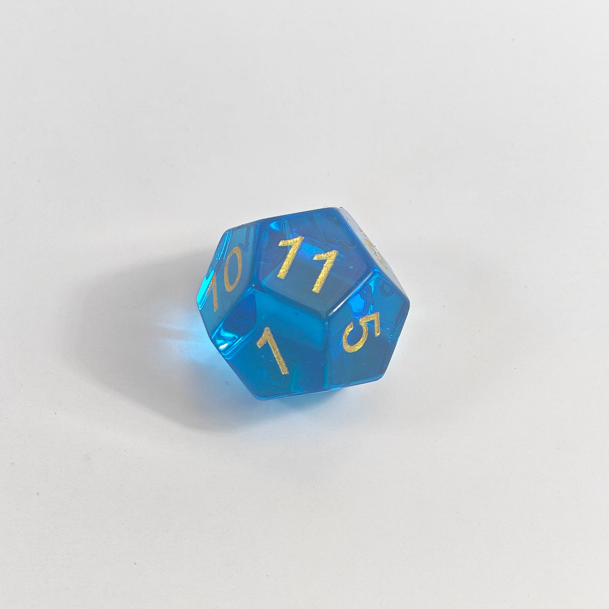 Jeu de dés en verre Blue K9