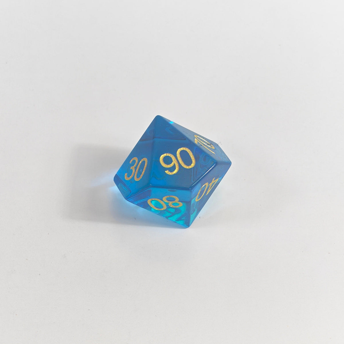 Jeu de dés en verre Blue K9