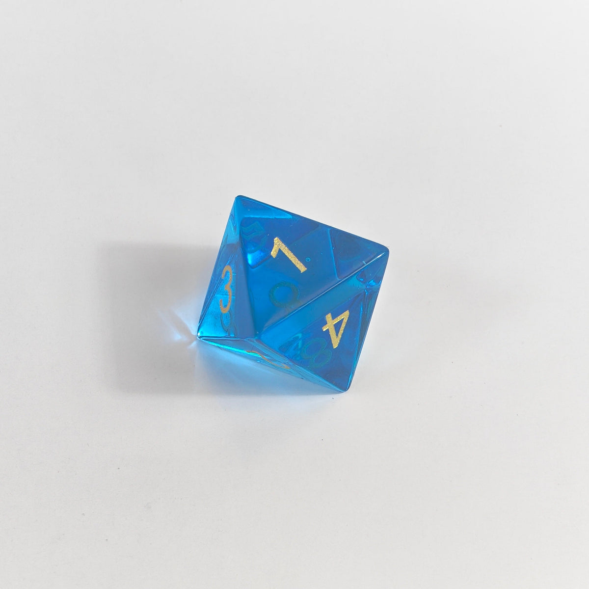 Jeu de dés en verre Blue K9