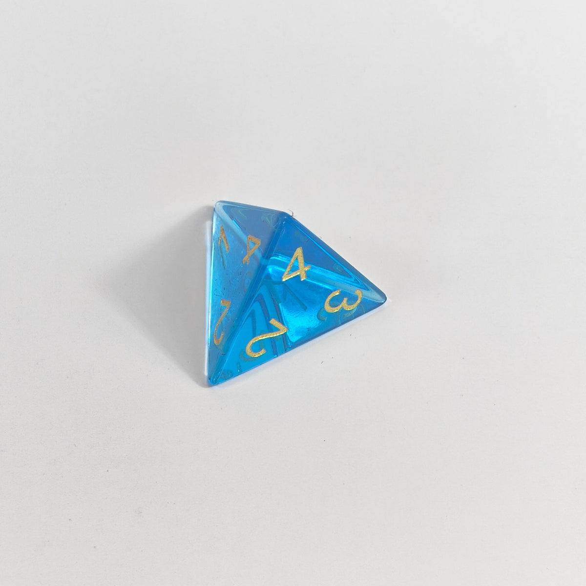 Jeu de dés en verre Blue K9