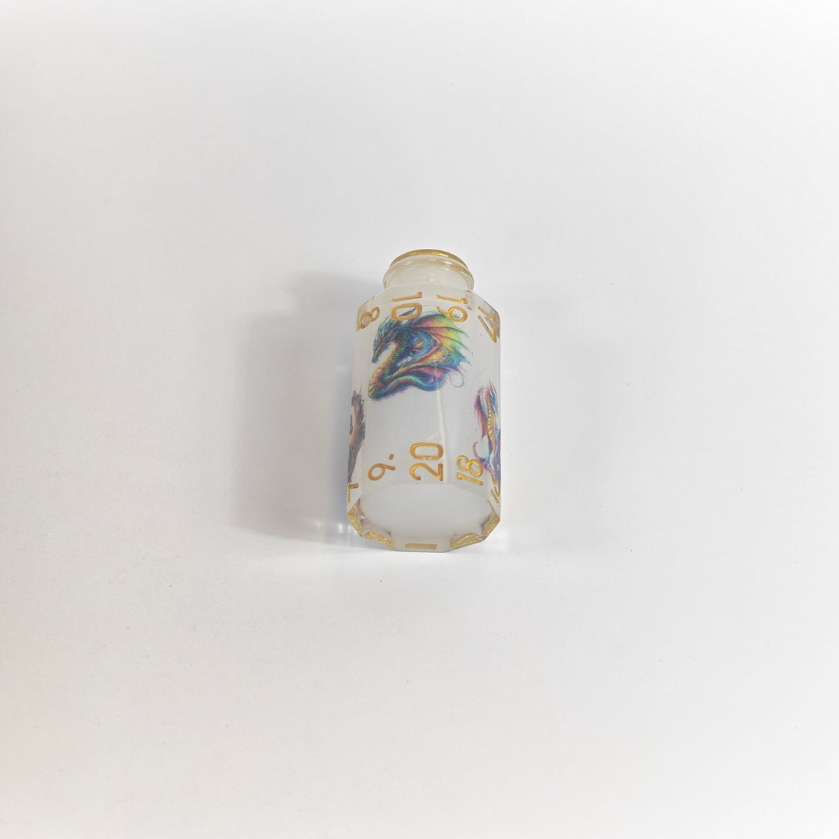 Encaptured Dragon Bottles Resin Dice Set