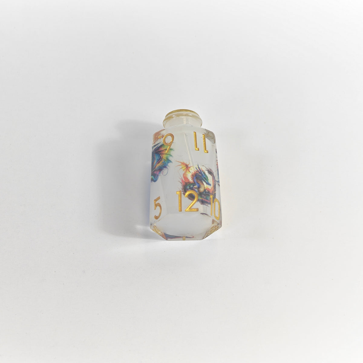 Encaptured Dragon Bottles Resin Dice Set