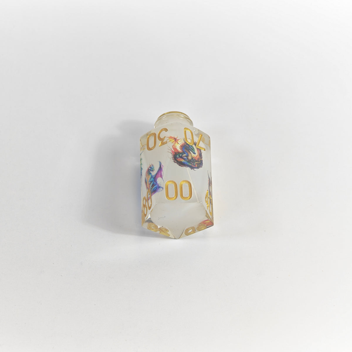 Encaptured Dragon Bottles Resin Dice Set