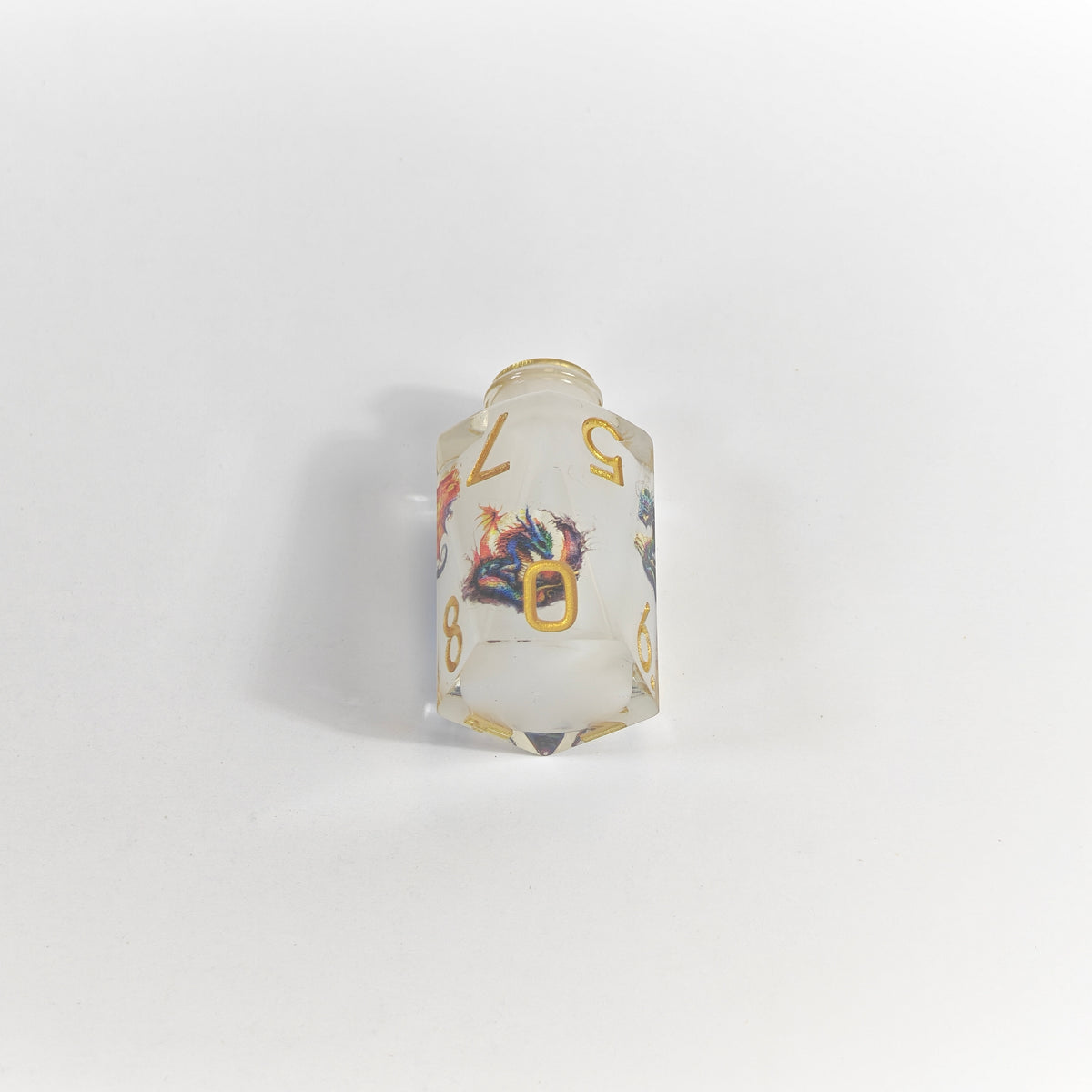 Encaptured Dragon Bottles Resin Dice Set