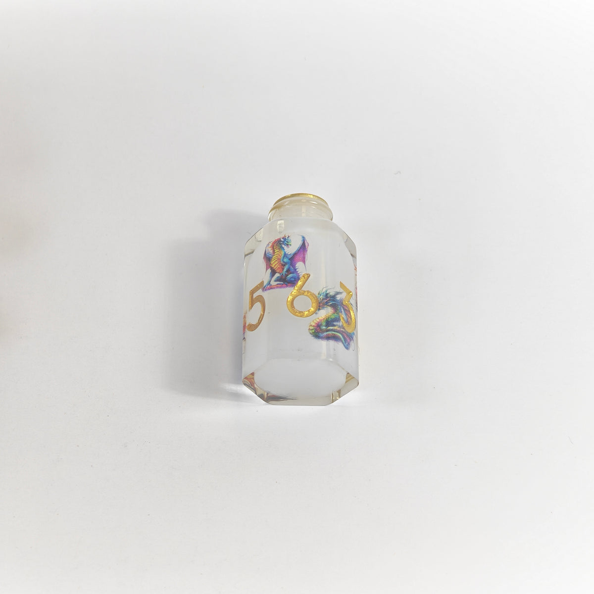 Encaptured Dragon Bottles Resin Dice Set